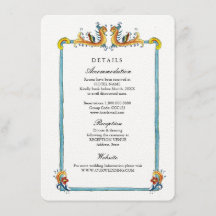 Detalles de la boda de destino italiano