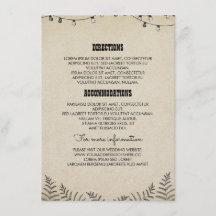 Detalles de la boda del país - Información - Inser