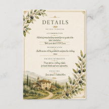 Detalles de la Boda en el Jardín de Olivos de Tosc