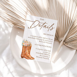 Tarjeta De Recepción Detalles de la Fiesta de Despedida de Soltera con 