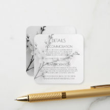 Detalles de la Rama de Flores en B&W Personalizado