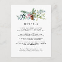 Detalles de la rústica Boda Botánica de Invierno