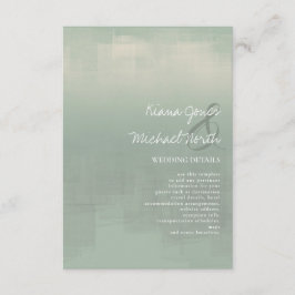 Tarjeta De Recepción Detalles de las reflexiones de color de agua ID774