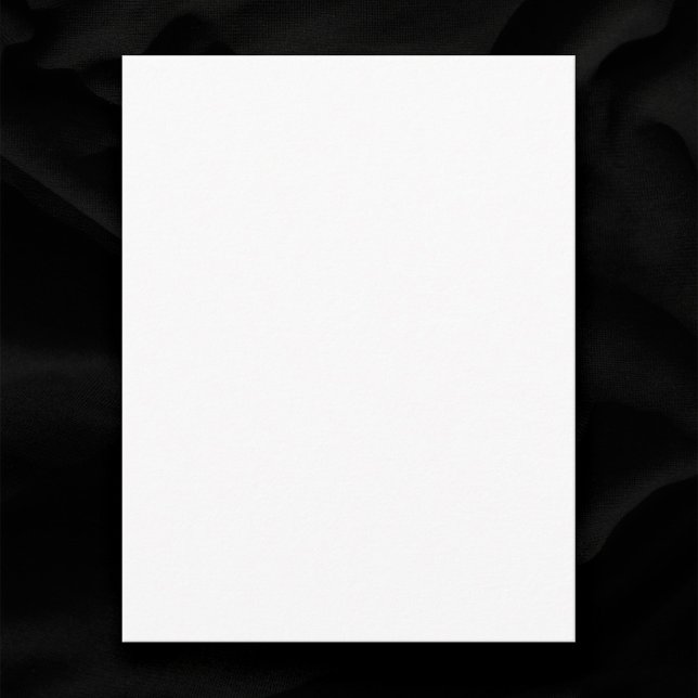 Tarjeta De Recepción Detalles del Boda blanco sencillo de 4,25" x 5,5" (In Situ of plain white 4.25" x 5.5" wedding enclosure card)