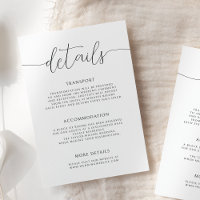 Detalles del Boda de caligrafía Minimalista modern