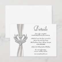Detalles del Boda de cisnes plateados de cinta bla