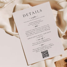 Detalles del Boda de código QR del guión de Moda m