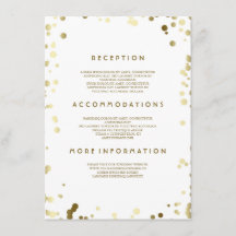 Detalles del Boda de Confetti Gold - Información