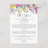Detalles del Boda de hierbas de flores silvestres 