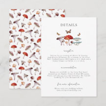 Detalles del Boda de hongos encantados