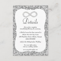 Detalles del Boda de infinito de diamantes de Purp