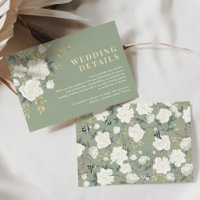 Detalles del Boda de la Chinoiserie verde sabio