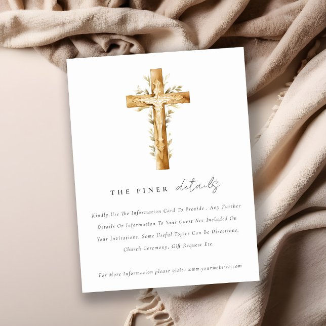 Tarjeta De Recepción Detalles del Boda de la Iglesia Católica de Acuare (Subido por el creador)
