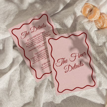 Detalles del Boda de Moda retro funky rosa oscuro