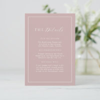Detalles del Boda de Rubor Rosa con polvo minimali