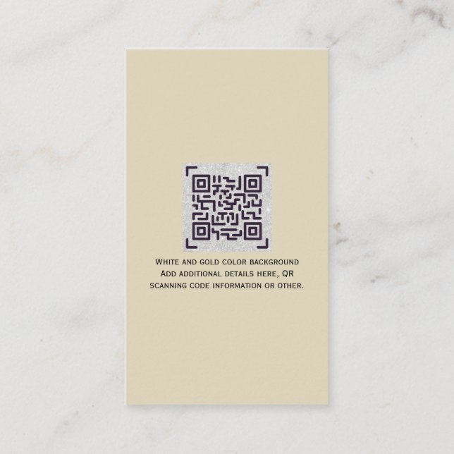 Tarjeta De Recepción Detalles del Boda del hotel RSVP del código QR del (Reverso)
