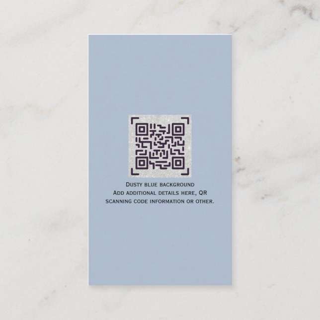 Tarjeta De Recepción Detalles del Boda del hotel RSVP del código QR del (Reverso)