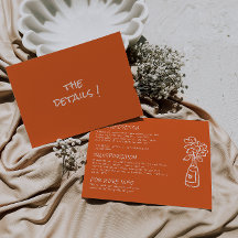 Detalles del Boda floral de color dibujado a mano