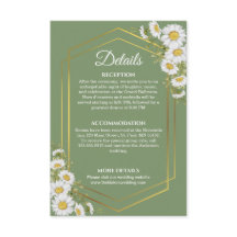Detalles del Boda floral Minimalista Sage Green Go