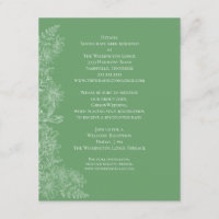 Detalles del Boda floral verde blanco fresco