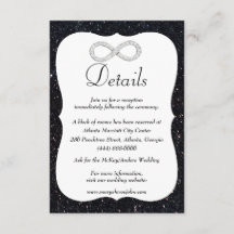 Detalles del Boda Infinito del Diamante del Purpur