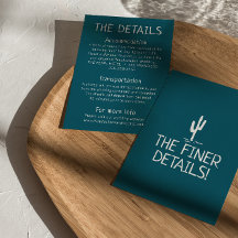 Detalles del Boda occidental del Boho moderno Cact