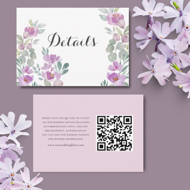 Tarjeta De Recepción Detalles del Boda rosa Boho Floral Rubor (Subido por el creador)