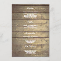 Detalles del Boda Rustic Wood - Información