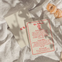 Detalles del Boda único retro de diseño manual