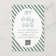 Detalles del Boda verde simple