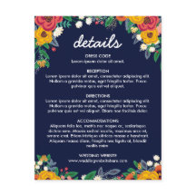 Detalles del Bouquet de Boho Azul de la Marina Ama