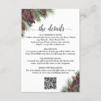 Detalles del código QR del Boda de pineconas rusas