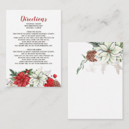 Tarjeta De Recepción Detalles del cono del pino de la floración de invi