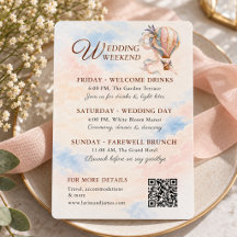 Detalles del fin de semana de boda en globo aerost