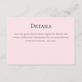 Tarjeta De Recepción Detalles del flamengo rosa