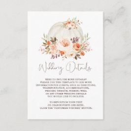 Tarjeta De Recepción Detalles del jardín de girasol de color agua simpl