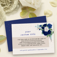 Detalles del Rosa de Personalizado Royal Blue y Iv