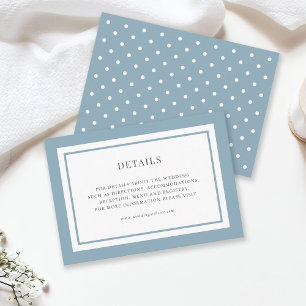 Tarjeta De Recepción Detalles editables del Boda de color de borde
