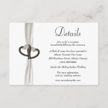 Detalles elegantes de Bodas de diamantes blancos y