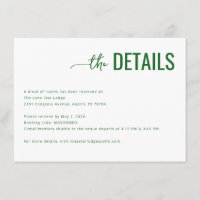 Detalles minimalistas profesionales de color verde