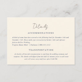 Tarjeta De Recepción Detalles modernos del Boda del Boho Occidental
