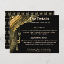 Detalles para Hallowedding con cráneos negros y do
