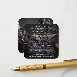 Tarjeta De Recepción Detalles personalizados de mariposa de metal Steam