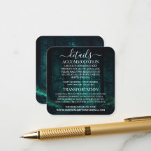 Detalles Personalizados del Bosque Encantado Verde