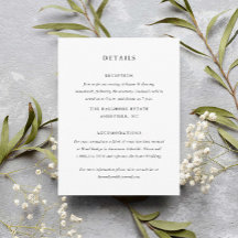 Detalles Sencillos de Boda en Blanco y Negro