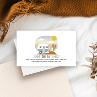 Diaper Baby Shower del desierto del Camper Azul re