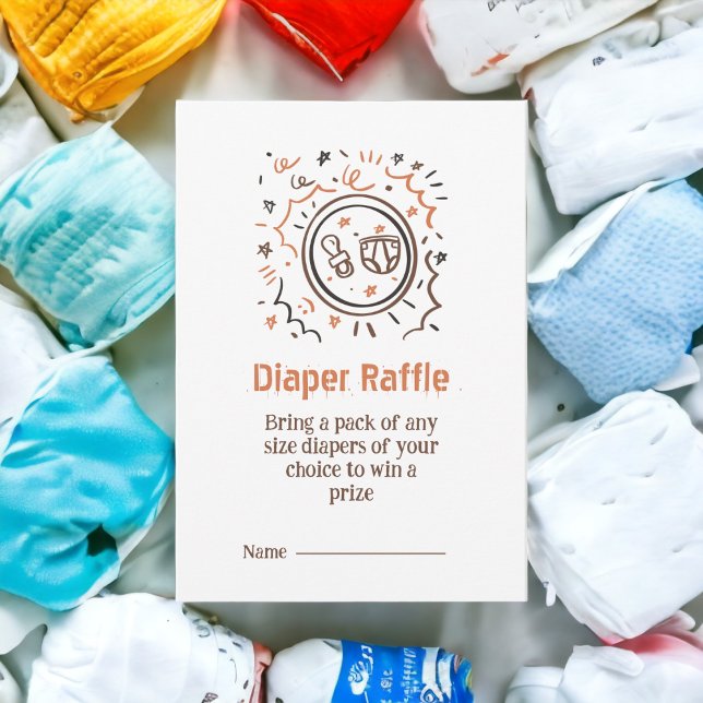 Tarjeta De Recepción Diaper Raffle (Subido por el creador)