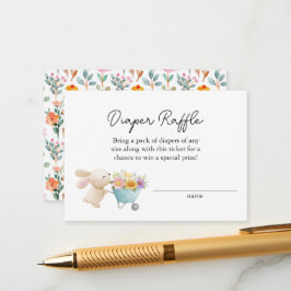 Tarjeta De Recepción Diaper Raffle