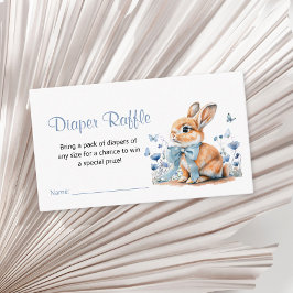Tarjeta De Recepción Diaper Raffle Baby Shower Boy