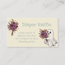 Diaper Raffle - Baby Shower de boos y flores